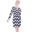 Copacabana  Button Long Sleeve Dress View1