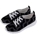 Black And White Geo Print Women s Lightweight Sports Shoes View2