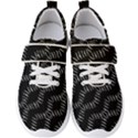 Black And White Geo Print Men s Velcro Strap Shoes View1