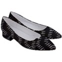 Black And White Geo Print Women s Block Heels  View3