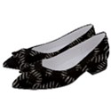 Black And White Geo Print Women s Bow Heels View2