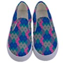 Geo Puzzle Kids  Canvas Slip Ons View1