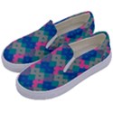 Geo Puzzle Kids  Canvas Slip Ons View2