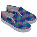 Geo Puzzle Kids  Canvas Slip Ons View3