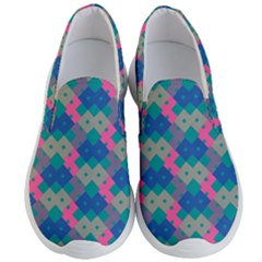 Geo Puzzle Men s Lightweight Slip Ons by tmsartbazaar