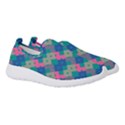 Geo Puzzle Women s Slip On Sneakers View3