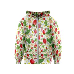 Huayi-vinyl-backdrops-for-photography-strawberry-wall-decoration-photo-backdrop-background-baby-show Kids  Zipper Hoodie by Sobalvarro
