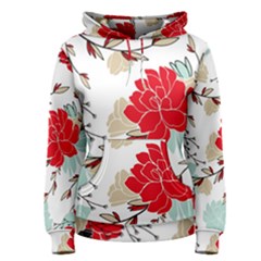 Floral Pattern  Women s Pullover Hoodie by Sobalvarro