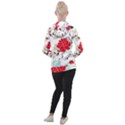 Floral pattern  Women s Hooded Pullover View2