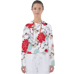 Floral Pattern  Women s Slouchy Sweat by Sobalvarro