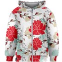 Floral pattern  Kids  Zipper Hoodie Without Drawstring View1