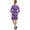 Halloween  Long Sleeve Hoodie Dress View2