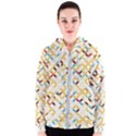 Tekstura-seamless-retro-pattern Women s Zipper Hoodie View1