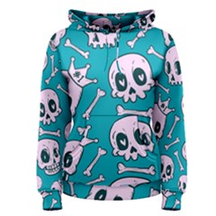 Skull Women s Pullover Hoodie by Sobalvarro