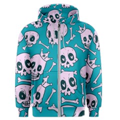Skull Men s Zipper Hoodie by Sobalvarro
