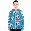Skull Women s Zipper Hoodie View1