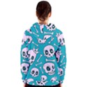 Skull Women s Zipper Hoodie View2