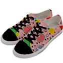 Cats and fruits  Men s Low Top Canvas Sneakers View2