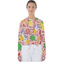 Cats and fruits  Women s Slouchy Sweat View1
