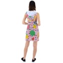 Cats and fruits  Racer Back Hoodie Dress View2