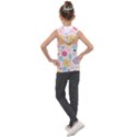 Tekstura-fon-tsvety-berries-flowers-pattern-seamless Kids  Sleeveless Hoodie View2