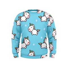 Unicorns  Kids  Sweatshirt by Sobalvarro