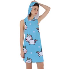 Unicorns  Racer Back Hoodie Dress by Sobalvarro