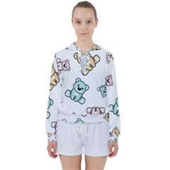 Bears Women s Tie Up Sweat by Sobalvarro