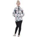 Seamless-cute-cat-pattern-vector Women s Hooded Pullover View2