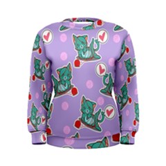 Playing Cats Women s Sweatshirt by Sobalvarro