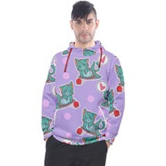 Playing Cats Men s Pullover Hoodie by Sobalvarro
