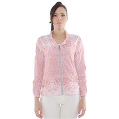 Pretty Pink Spirals Women s Windbreaker by SpinnyChairDesigns