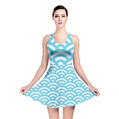 Waves Reversible Skater Dress by Sobalvarro