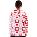 Hearts  Women s Zipper Hoodie View2