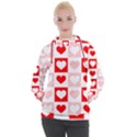 Hearts  Women s Hooded Pullover View1