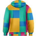 Squares  Kids  Zipper Hoodie Without Drawstring View2