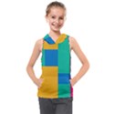 Squares  Kids  Sleeveless Hoodie View1