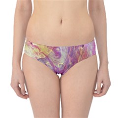 Marbling Abstract Layers Hipster Bikini Bottoms by kaleidomarblingart
