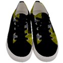 Abstract Tiles Men s Low Top Canvas Sneakers View1