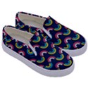 Geo Rainbow Stroke Kids  Canvas Slip Ons View3