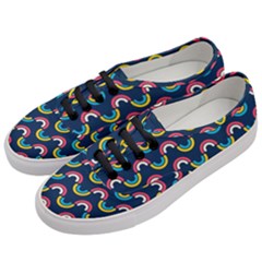 Geo Rainbow Stroke Women s Classic Low Top Sneakers by tmsartbazaar