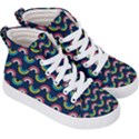 Geo Rainbow Stroke Kids  Hi-Top Skate Sneakers View3