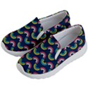 Geo Rainbow Stroke Kids Lightweight Slip Ons View2