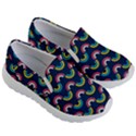 Geo Rainbow Stroke Kids Lightweight Slip Ons View3