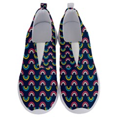 Geo Rainbow Stroke No Lace Lightweight Shoes by tmsartbazaar