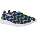 Geo Rainbow Stroke Men s Slip On Sneakers View3