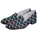 Geo Rainbow Stroke Women s Classic Loafer Heels View2