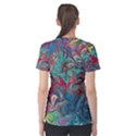 Psychedelic marbling patterns IV Women s Sport Mesh Tee View2