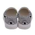 Eye Pattern Women s Canvas Slip Ons View4