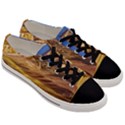 Colored Mountains Landscape, La Rioja, Argentina Men s Low Top Canvas Sneakers View3